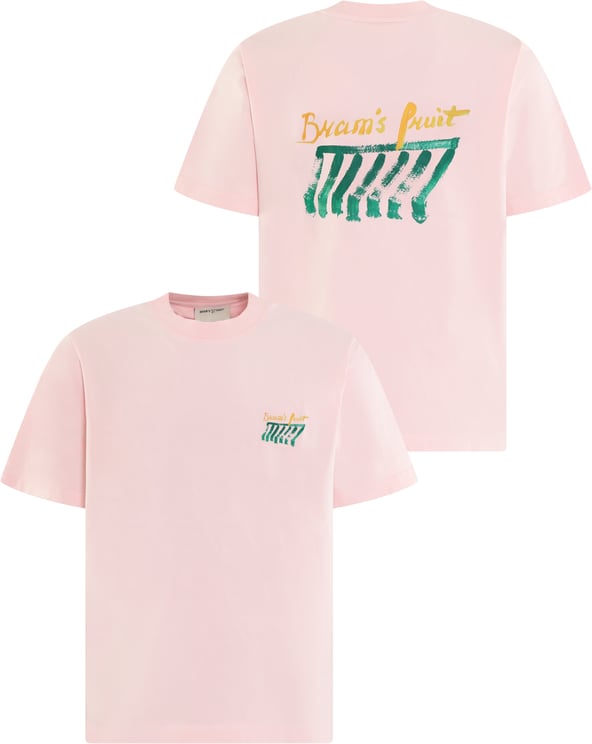 Bram's Fruit Heren Canopy Acrylic T-Shirt Roze