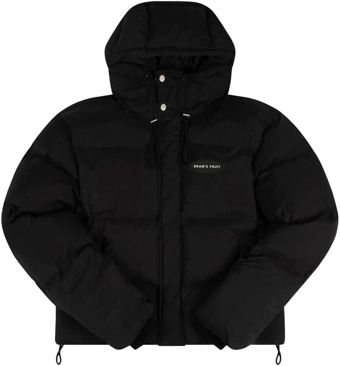 Bram's Fruit Heren Hooded Puffer Jacket Zwart