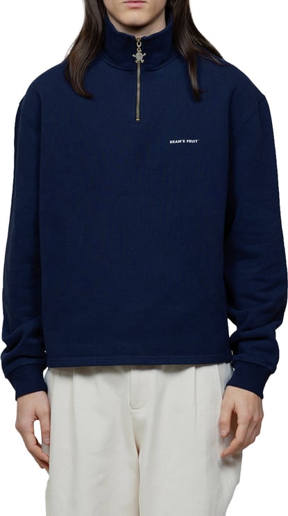 Bram's Fruit Lemon Buckle Quarter Zip - Navy