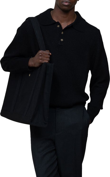 Bram's Fruit Lemon Polo Knit - Black