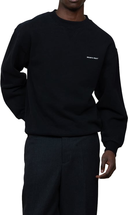 Bram's Fruit Eyelet Crewneck - Black