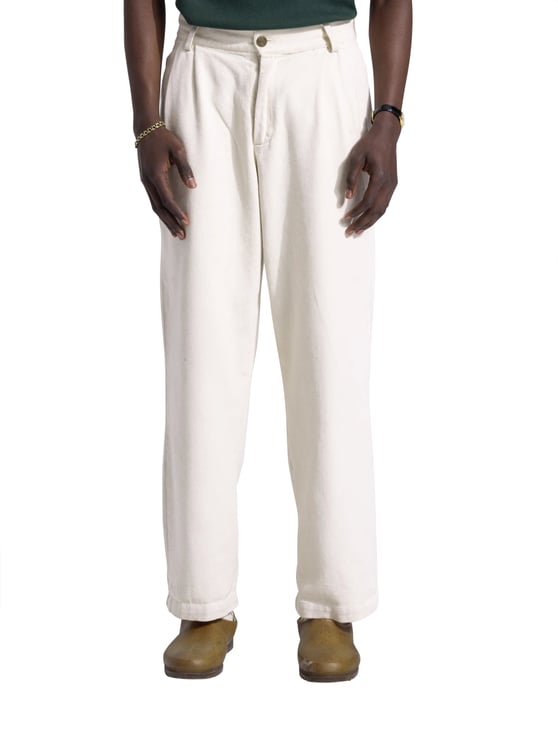 Bram's Fruit Twill Trousers - Beige
