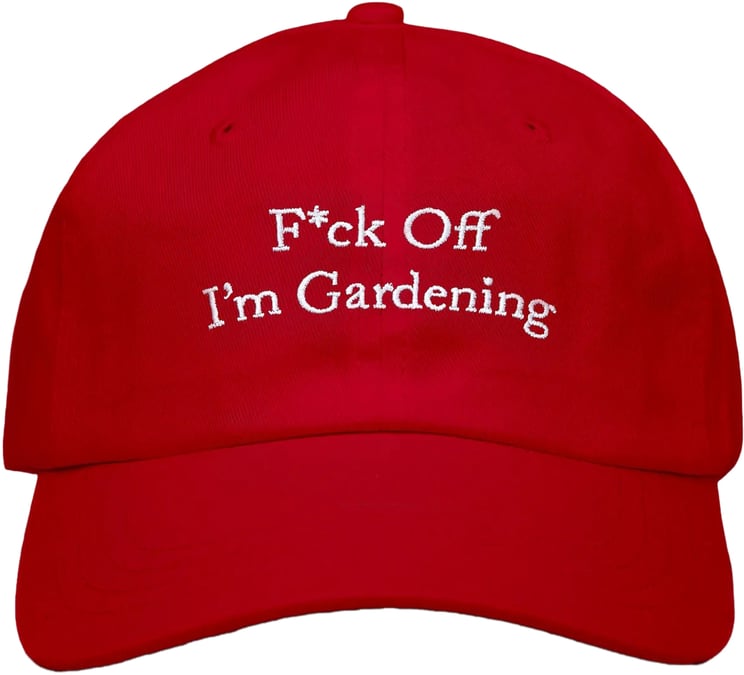 Bram's Fruit F*ck Off i'm Gardening Cap - Red