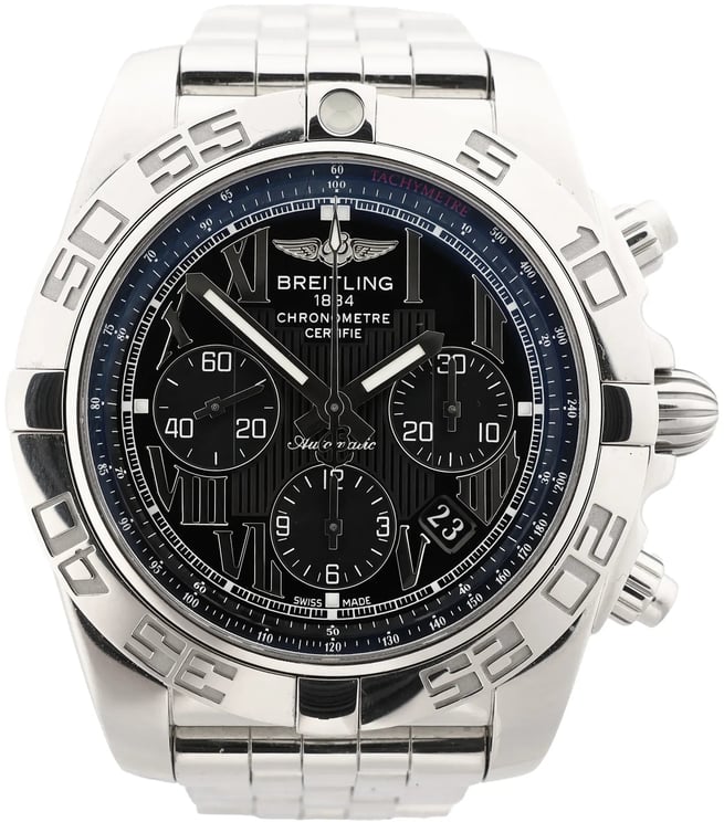Breitling Breitling Chronomat AB011012/B956 3136835 SS AT Watch with Black Dial