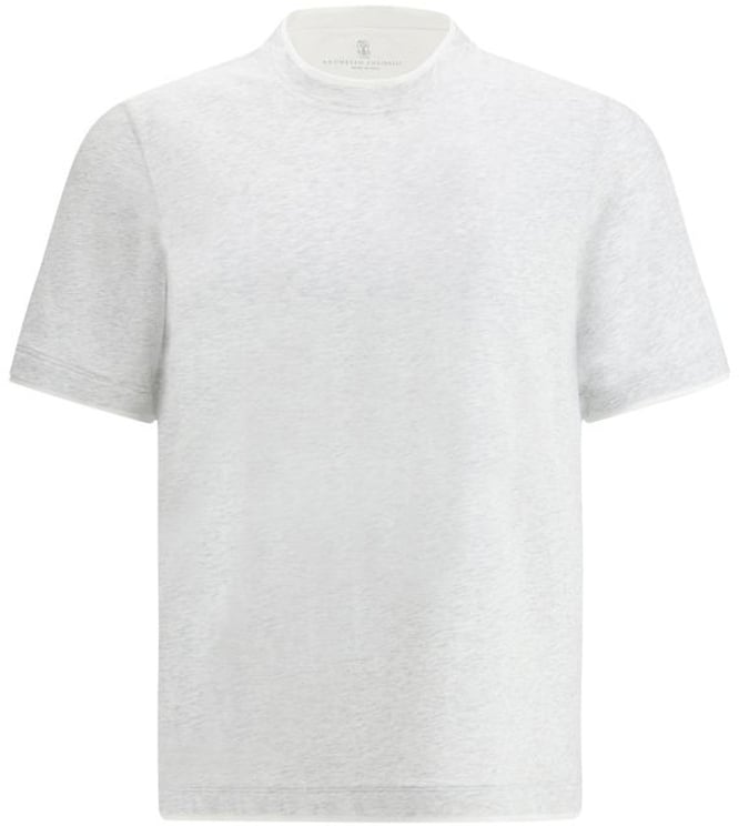 Brunello Cucinelli Brunello Cucinelli Gray Cotton T-Shirt