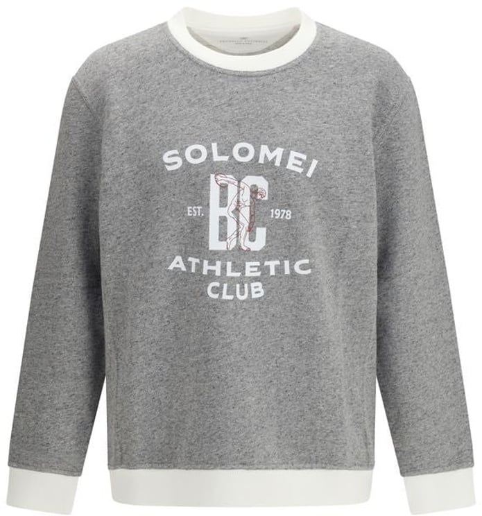 Brunello Cucinelli Brunello Cucinelli Gray Cotton Sweatshirt