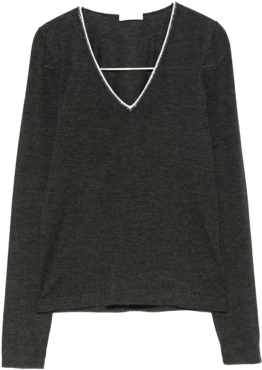 Brunello Cucinelli Sweaters Grey