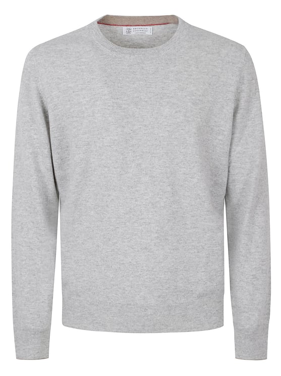 Brunello Cucinelli Fine-Knit Cashmere Sweater with Minimalist Design
