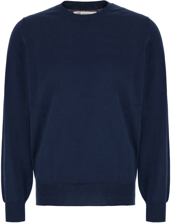 Brunello Cucinelli Brunello Cucinelli Blue cotton sweater