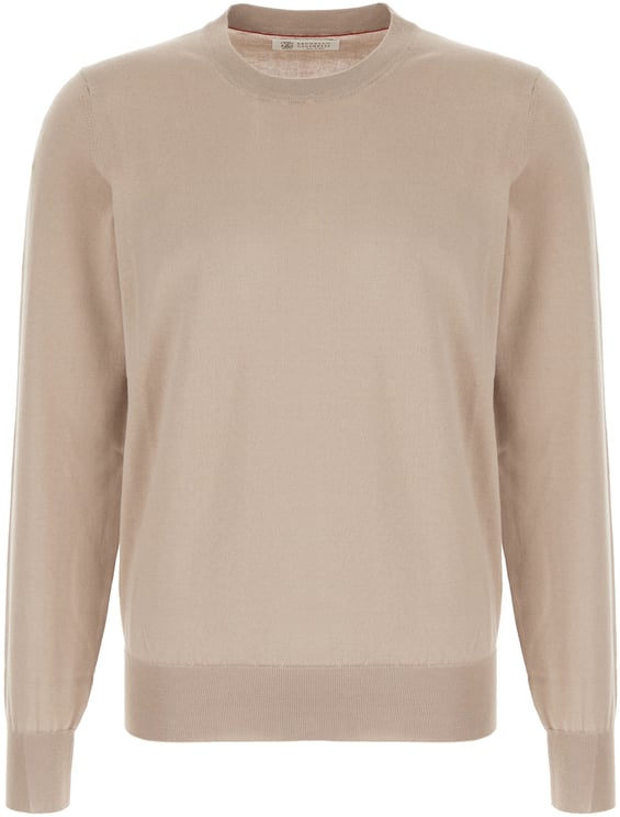 Brunello Cucinelli Brunello Cucinelli Cappuccino cotton sweater