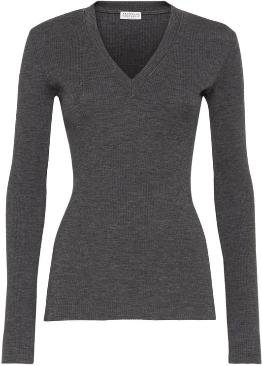 Brunello Cucinelli Sweaters Grey