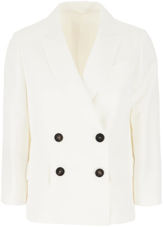Brunello Cucinelli Brunello Cucinelli Ivory jersey blazer
