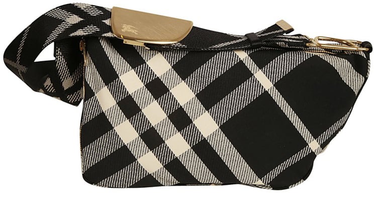 Burberry Check Pattern Shoulder Bag