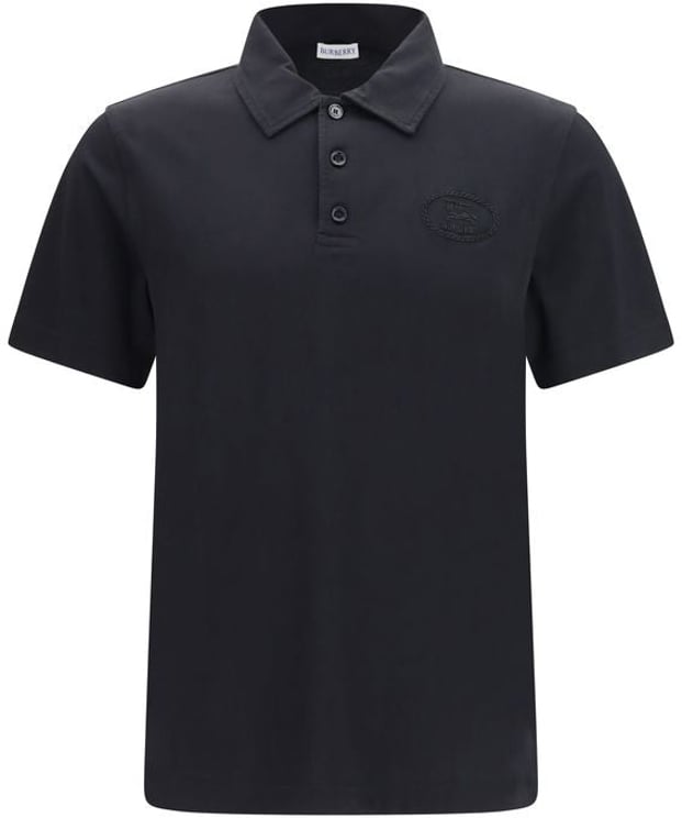 Burberry Burberry Blue Cotton Polo Shirt
