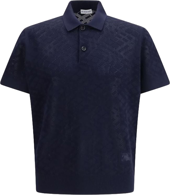 Burberry Burberry Blue Wool Polo Shirt