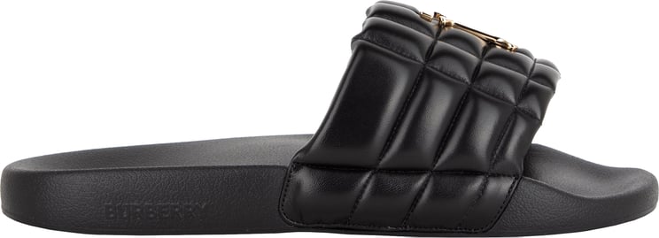 Burberry Monogram Motif Quilted Lambskin Slides