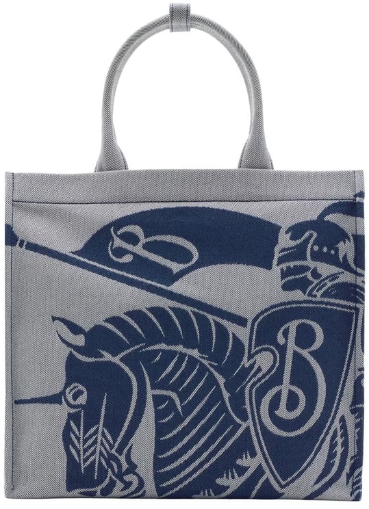 Burberry Ekd Knight Logo Tote Bag