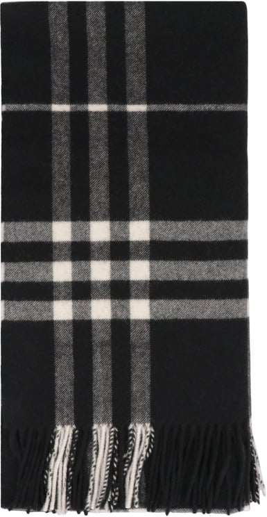 Burberry Checked cashmere scarf