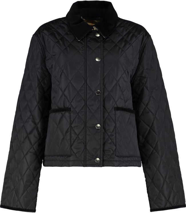 Burberry Cropped nylon quilted jacket