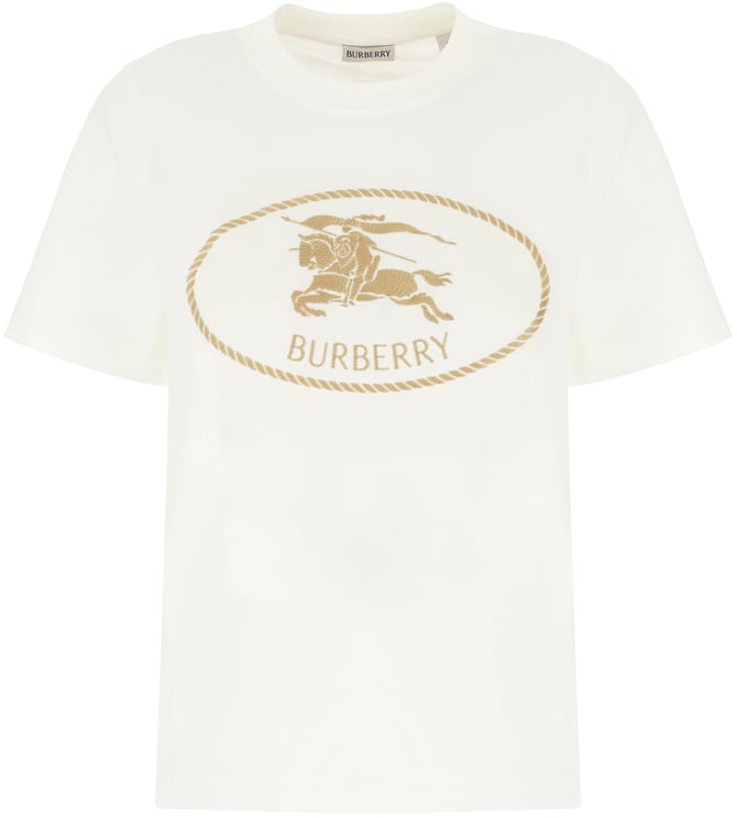 Burberry Burberry Ivory cotton t-shirt