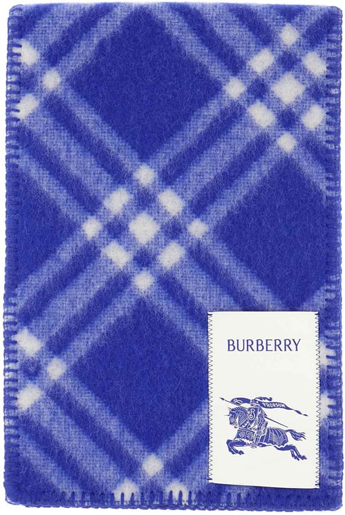 Burberry Burberry Embroidered wool scarf