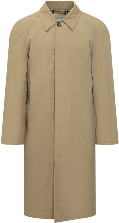 Burberry Trench Parkbury Lungo con Collo