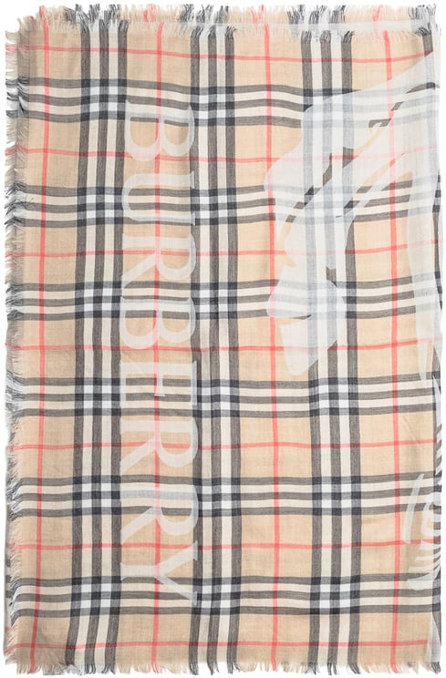 Burberry Sciarpa con Motivo Check