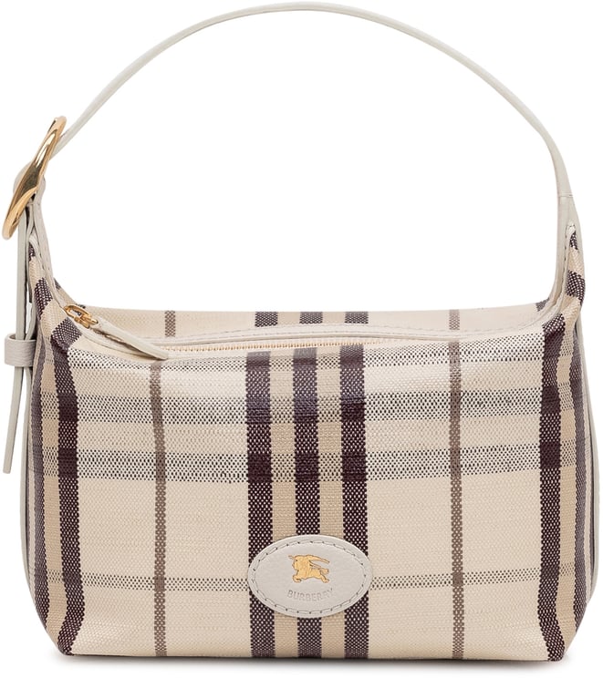 Burberry Borsa Highlands in Tessuto e Pelle