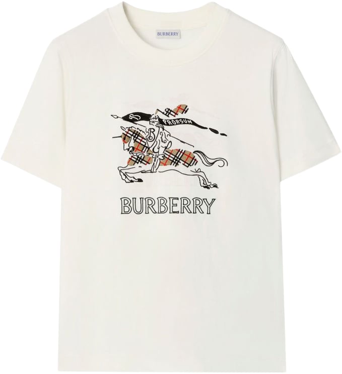 Burberry T-Shirts And Polos White
