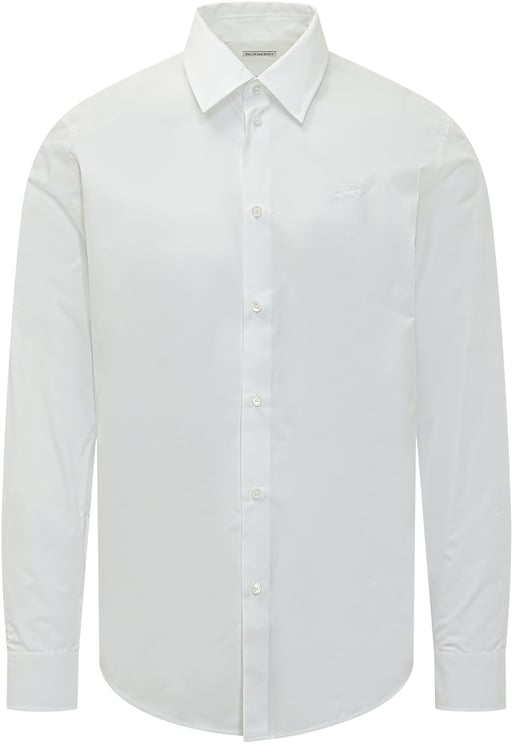 Burberry Camicia a Manica Lunga con Colletto Classico e Bottoni