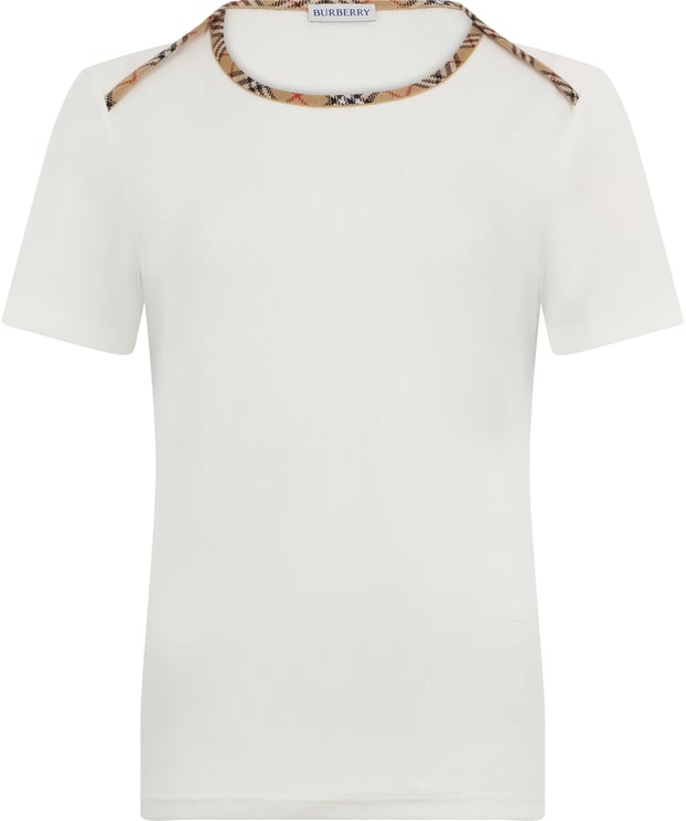 Burberry Ribbed cotton T-shirt