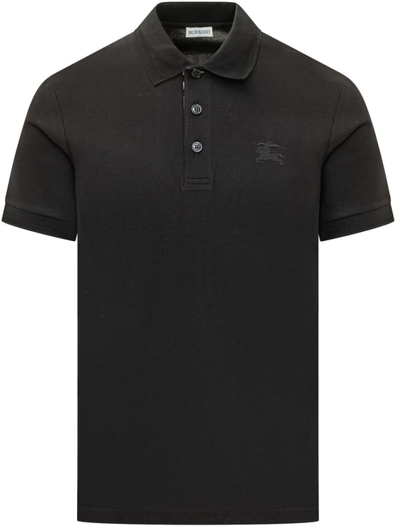 Burberry Polo con Bottoni e Logo