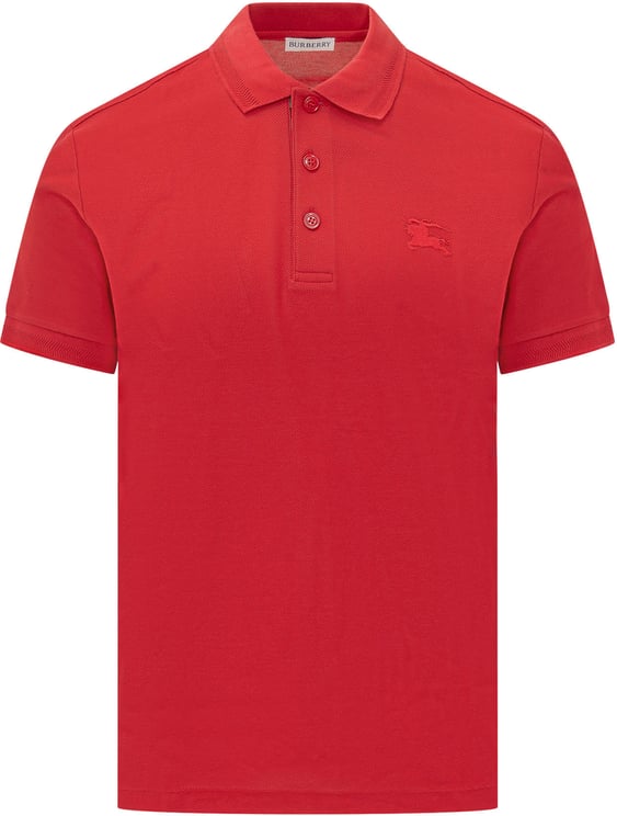 Burberry Polo con Bottoni e Logo