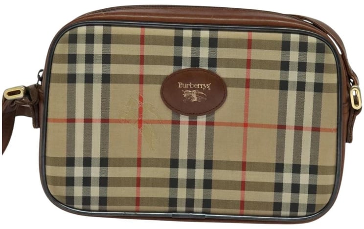 Burberry Burberry Camera Bag Vintage Check Canvas Medium