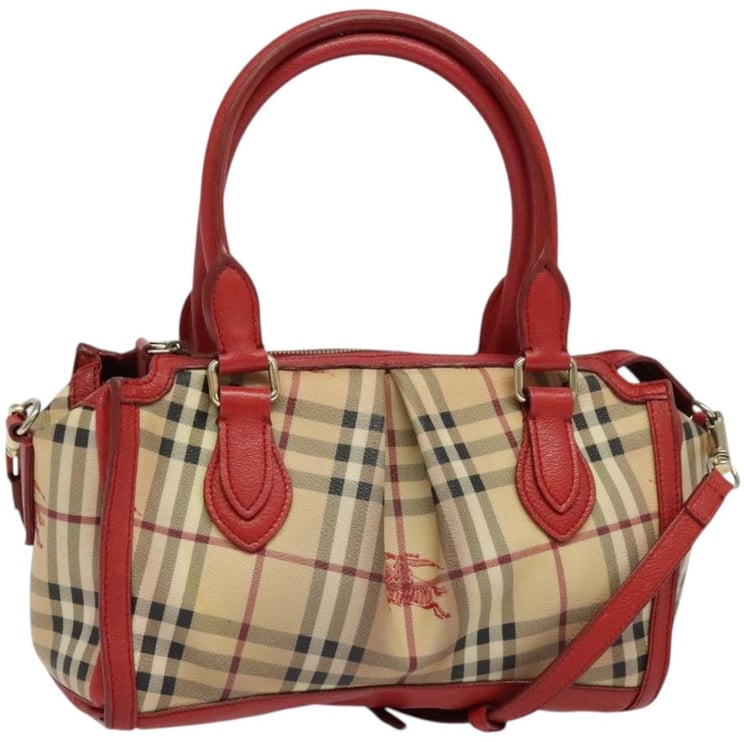 Burberry Burberry Pilgrim Satchel Haymarket Coated Canvas
