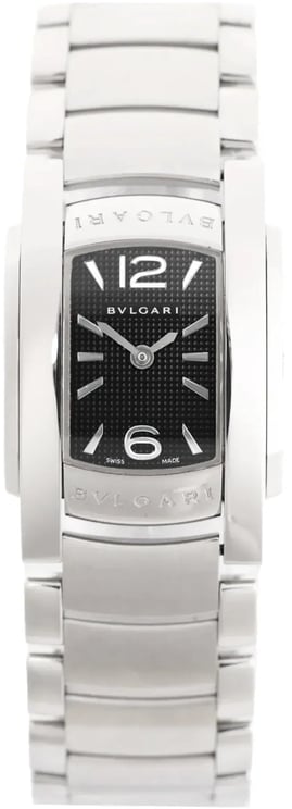 Bvlgari Bvlgari Ashoma AA35BSS L3036 SS QZ Watch with Black Dial