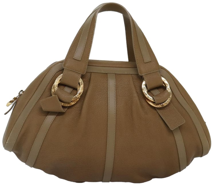 Bvlgari Bvlgari Doppio Handbag Leather
