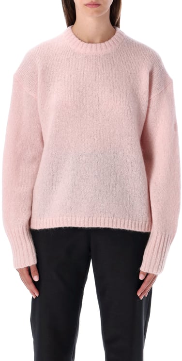 By Malene Birger Brie Crew Neck Knit Chalk Pink