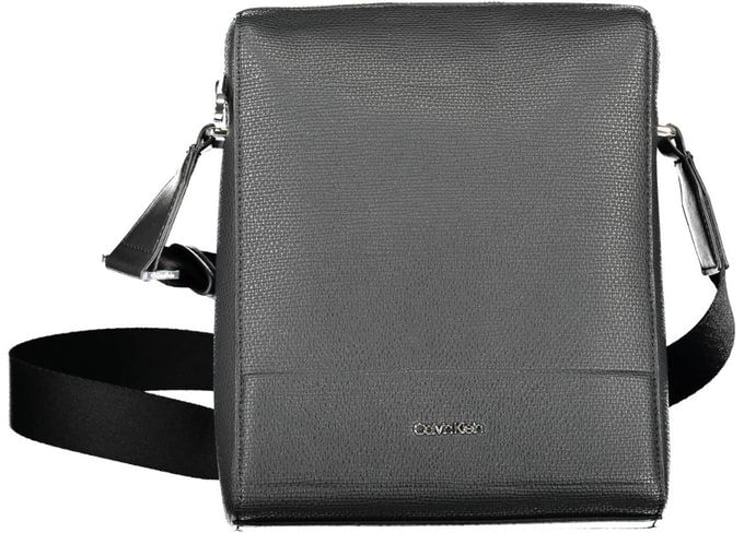 Calvin Klein Calvin Klein Black Polyurethane Men Shoulder Bag