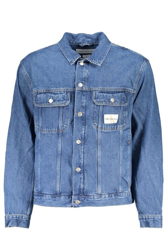 Calvin Klein Calvin Klein Blu Cotton Men Jacket