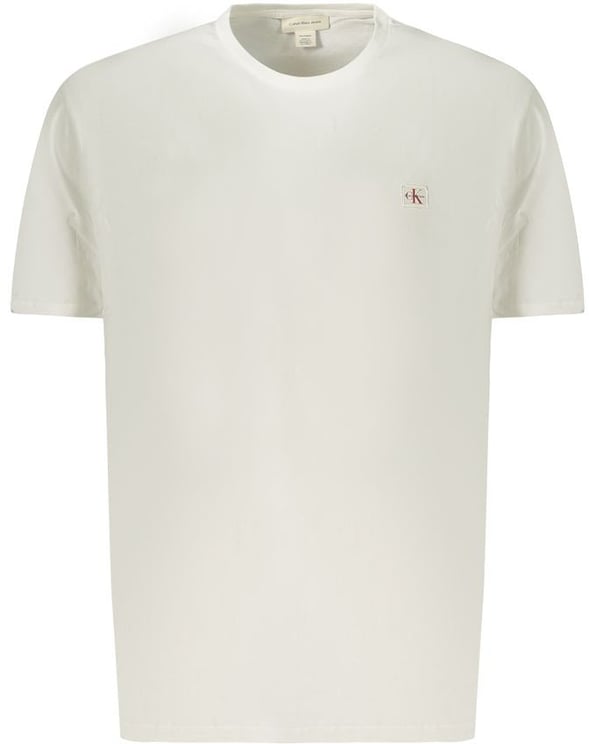 Calvin Klein Calvin Klein White Cotton Men T-Shirt