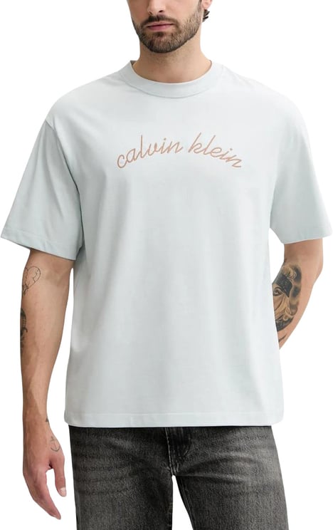 Calvin Klein Calvin Klein Jeans Blue Cotton T-Shirt