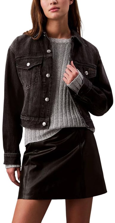 Calvin Klein Calvin Klein Jeans Black Cotton Denim Jacket