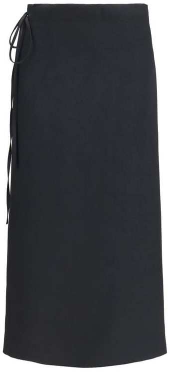 Calvin Klein Calvin Klein Black Viscose Long Skirt