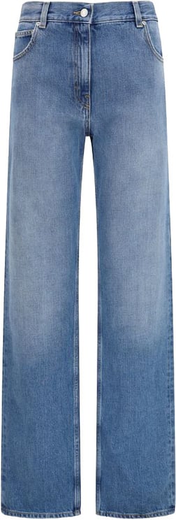 Calvin Klein Calvin Klein Blue Cotton Straight-Leg Jeans
