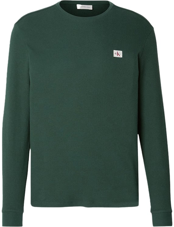 Calvin Klein Calvin Klein Jeans LS Waffle Badge Crewneck Tee