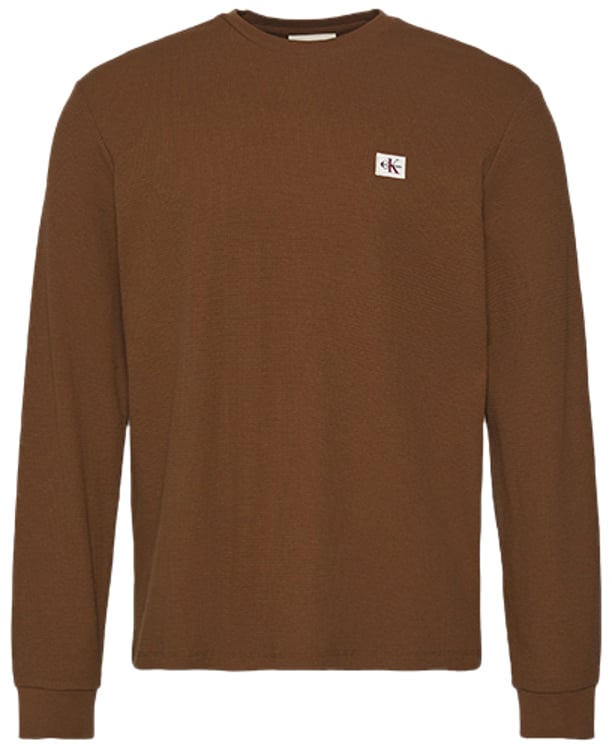 Calvin Klein Calvin Klein Jeans LS Waffle Badge Crewneck Tee