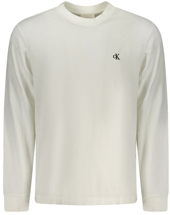 Calvin Klein Calvin Klein White Cotton Men T-Shirt