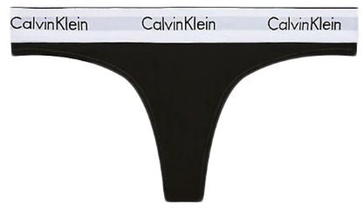 Calvin Klein Calvin Klein Underwear Black Cotton Pantie