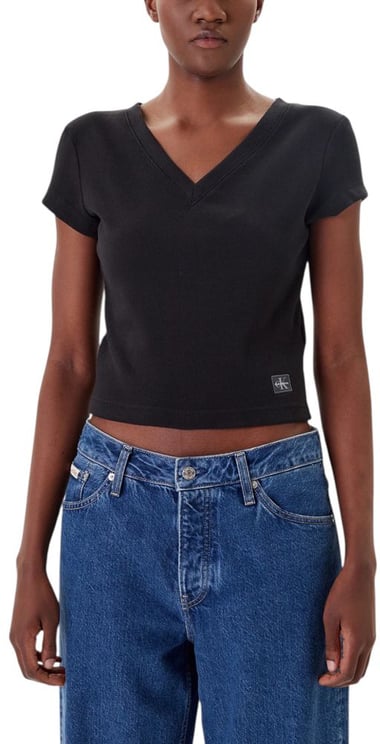 Calvin Klein Calvin Klein Jeans Black Cotton T-Shirt